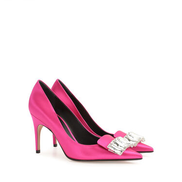 Escarpins Rose Talon haut: 90mm, sr1  - Pumps Magenta 2