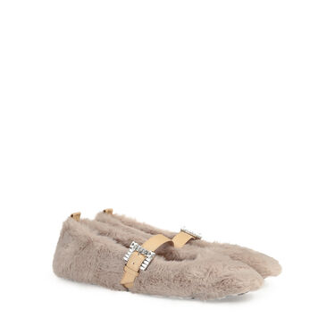 バレリーナフラット beige フラット: 5mm, sr Twenty Buckle - Ballerinas Soft Skin 2