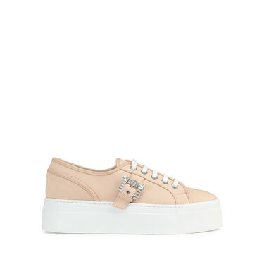 Baskets beige Talon plat: 5mm, sr Twenty Buckle - Sneakers Soft Skin 2