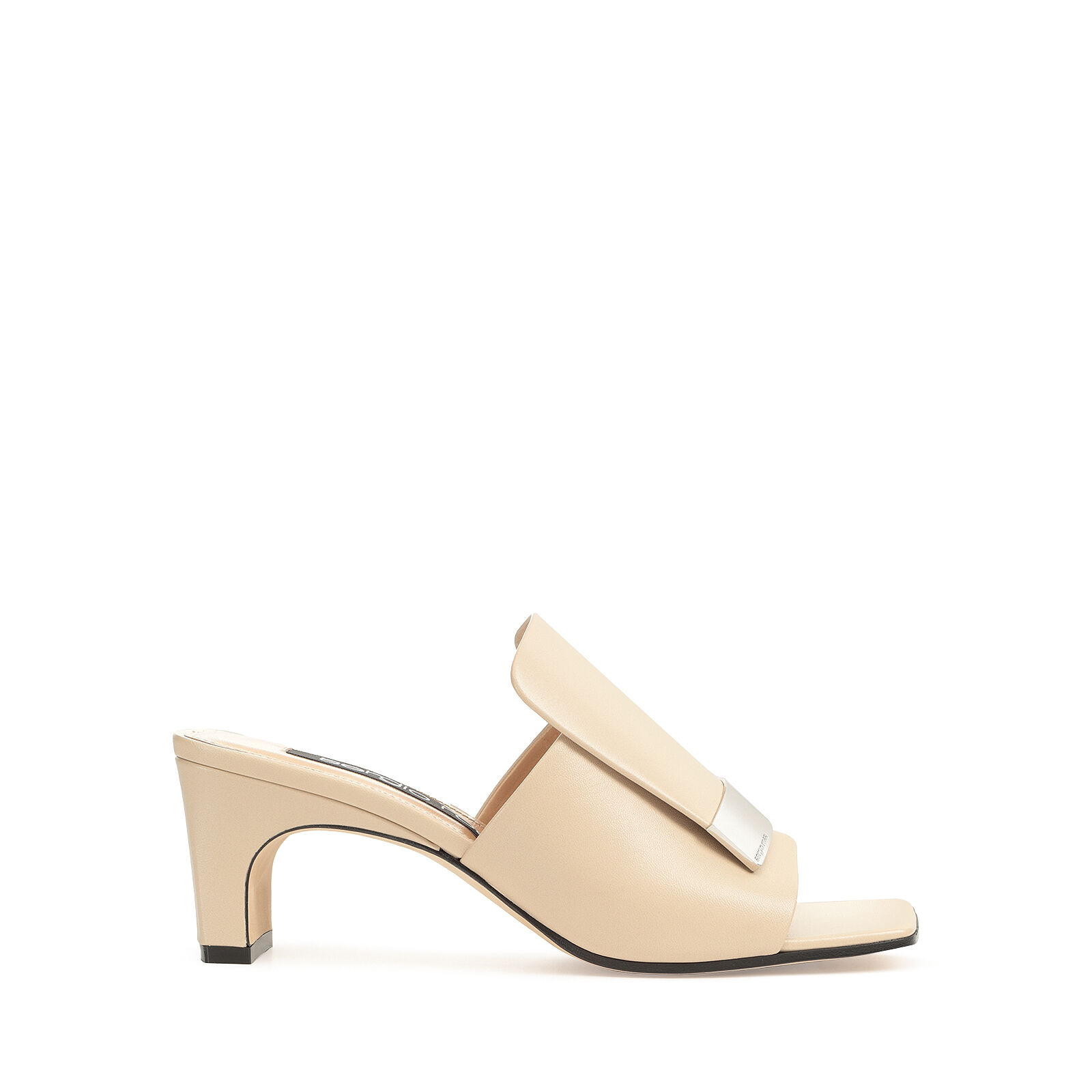 Sandali Beige Tacco medio 60mm sr1 Sandali Chalk Sergio Rossi