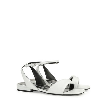 Sandals White Low heel: 15mm, sr Spongy - Sandals White 2