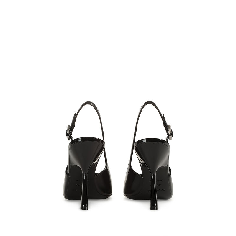 Evangelie  - Slingbacks Black