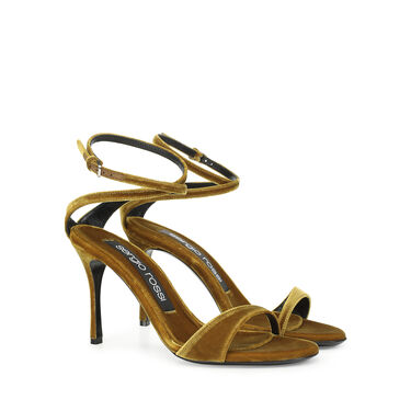 Sandals Yellow High heel: 90mm, Godiva - Sandals Chartreuse 2