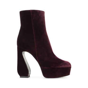 Bottines Rouge Talon haut: 85mm, SI ROSSI - Booties Mora 2