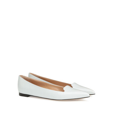 Mocassins light blue Talon plat: 5mm, Godiva - Ballerinas Cloud 2