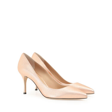 パンプス ピンク ミッドヒール: 75mm, Godiva - Pumps Oro Rosa 2