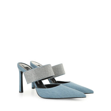 Mules Blue High heel: 95mm, sr Paris - Mules Blue 2