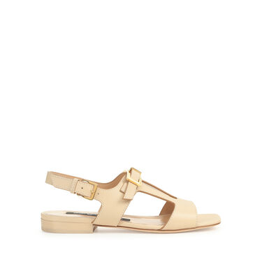 Flat sandals White Low heel: 15mm, sr Nora - Flat sandals Chalk 2