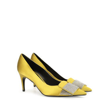 Pumps Yellow Mid heel: 75mm, sr1 Paris - Pumps Chartreuse 2