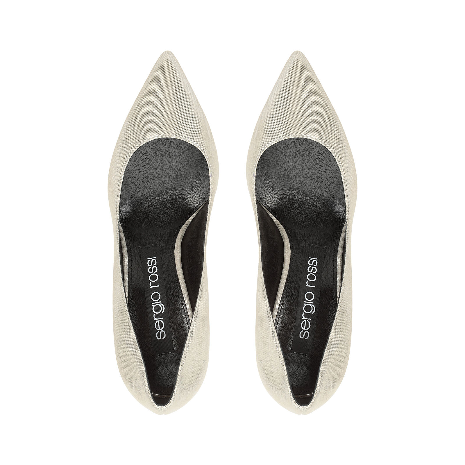 Pumps Grey Mid heel 75mm Godiva Pumps Silver Sergio Rossi