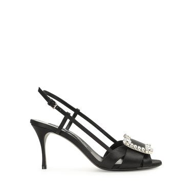 Sandales Noir Talon moyen: 75mm, sr Twenty - Sandals Black 1