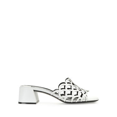 Sandals White Low heel: 45mm, sr Mermaid - Sandals White 2