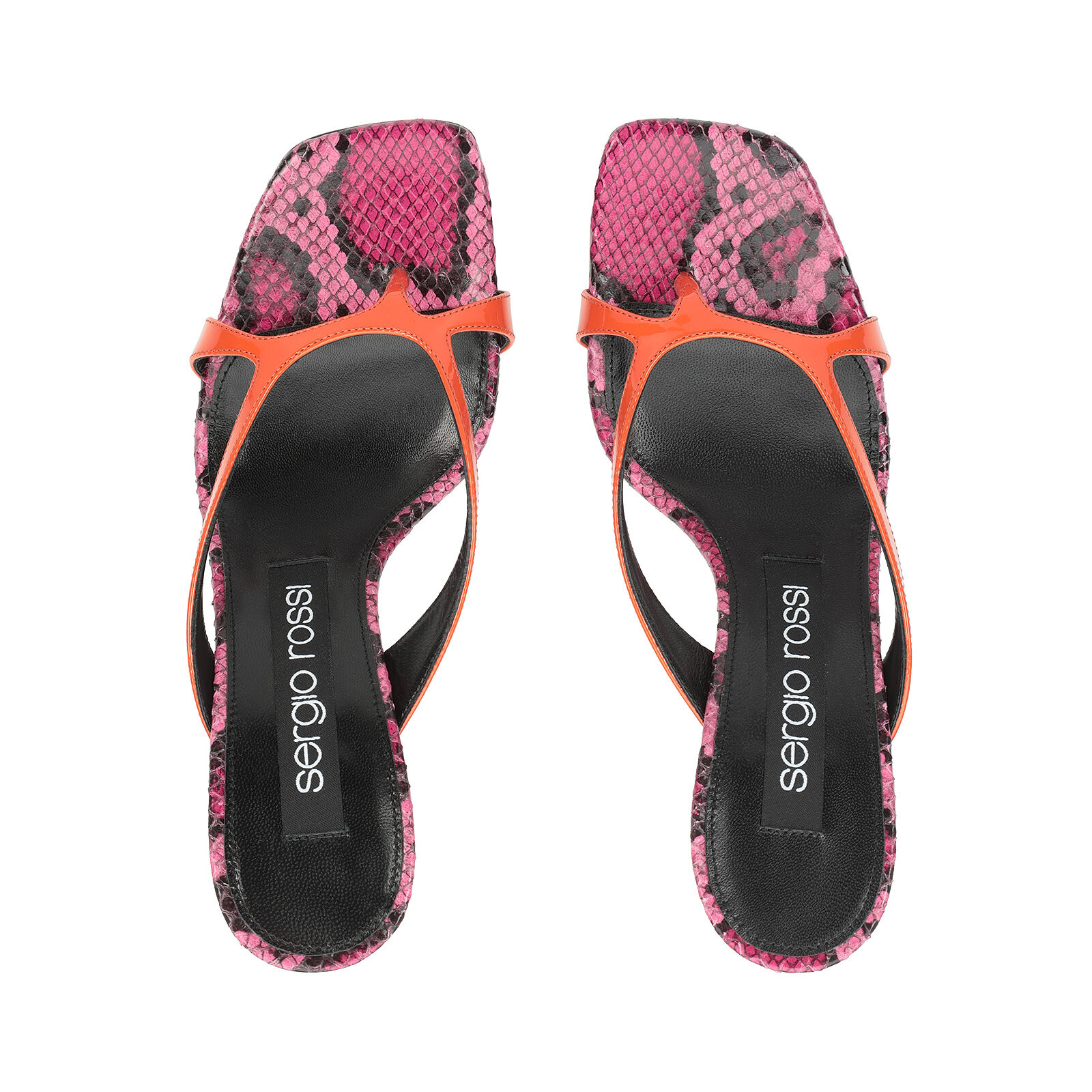 sr Aracne  - Sandals Mandarine+Fuxia, 3