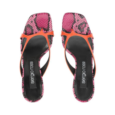 sr Aracne - Sandali Mandarine+Fuxia, 3