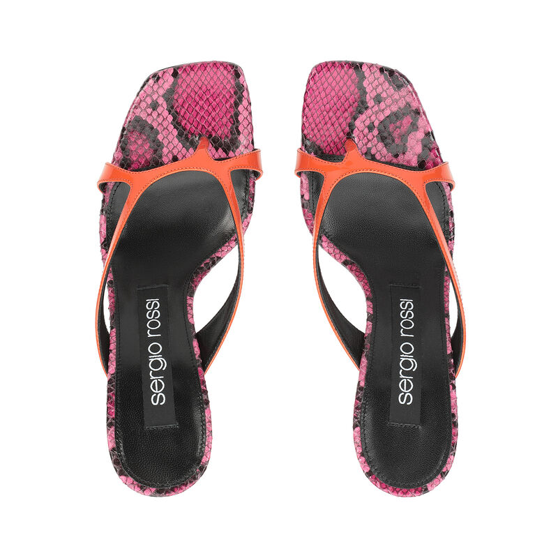 sr Aracne - Sandali Mandarine+Fuxia
