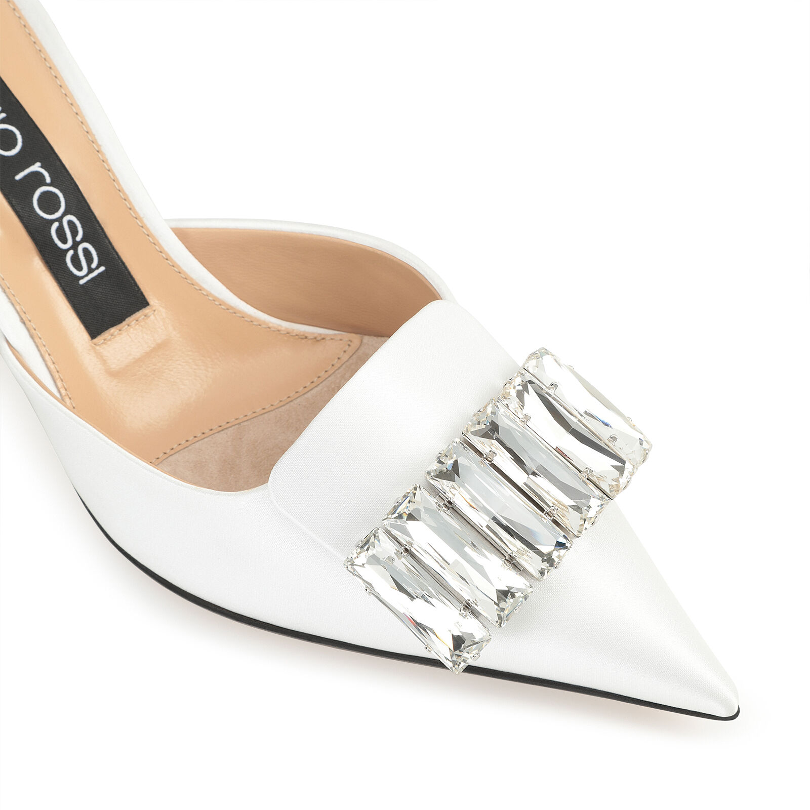 Sandals White Heel height: 75mm, sr1 | Sergio Rossi