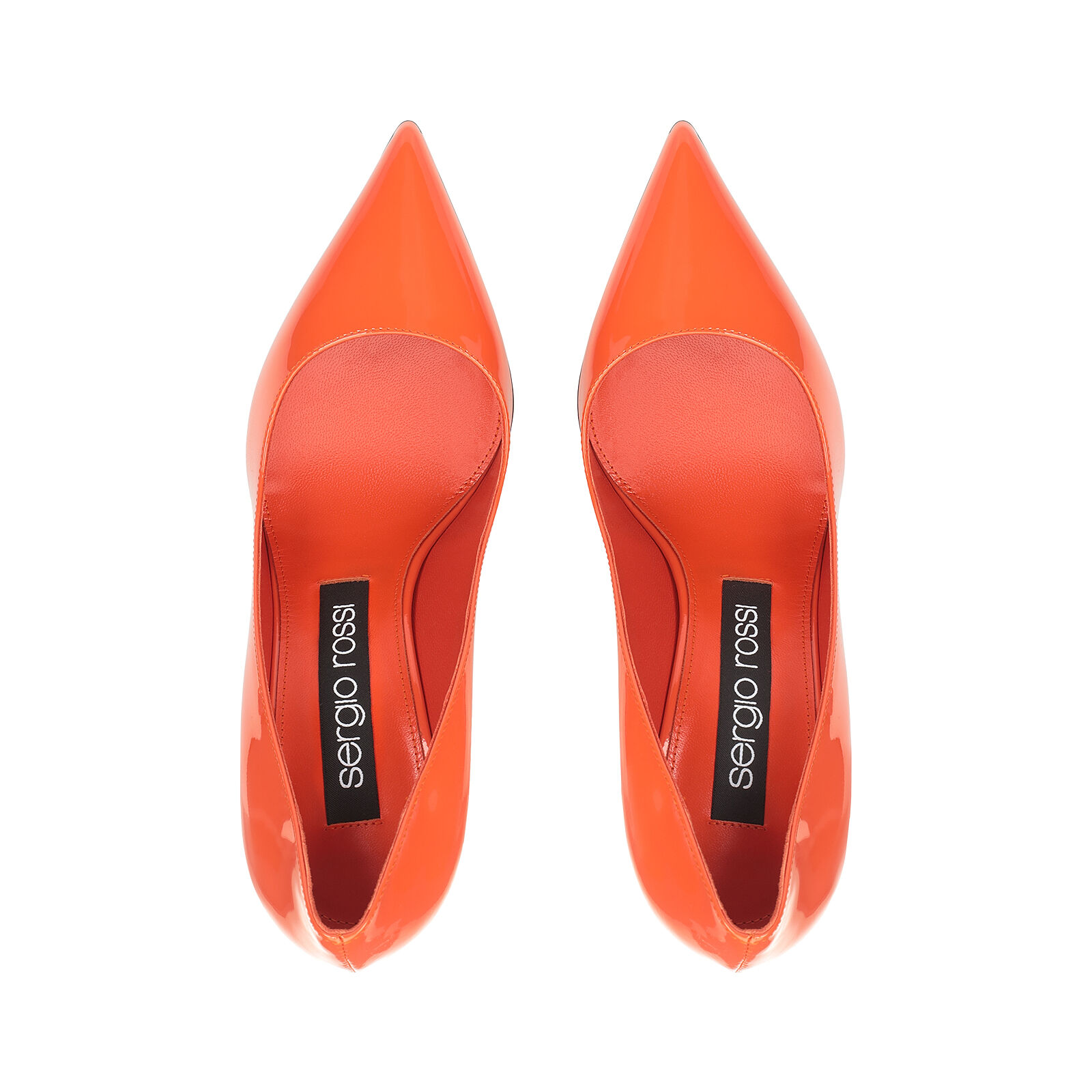 パンプス レッド ハイヒール: 90mm, Godiva - Pumps Mandarine | Sergio Rossi