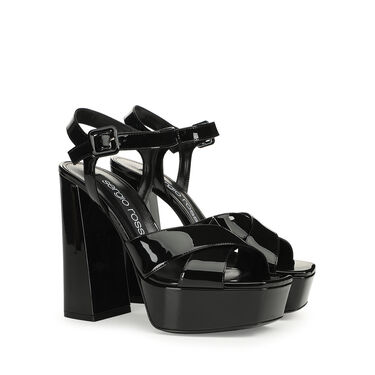 Sandales Noir Talon haut: 90mm, sr Alicia Platform - Sandals Black 2
