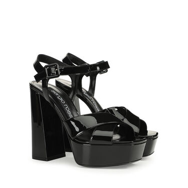 Sandals Black High heel: 90mm, sr Alicia Platform - Sandals Black 2