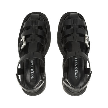 sr Twenty Buckle - Sandals Black, 3