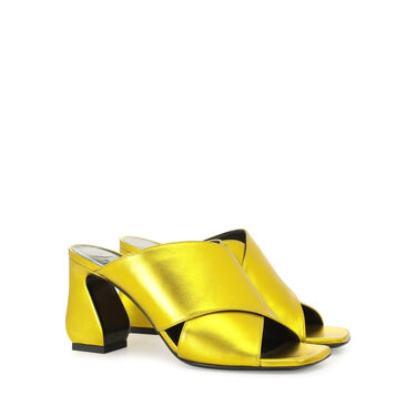 Sandales Jaune Talon haut: 80mm, SI ROSSI - Sandals Mimosa 2