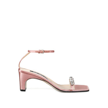 Sandals Pink Low heel: 60mm, sr1  - Sandals Cipria 2