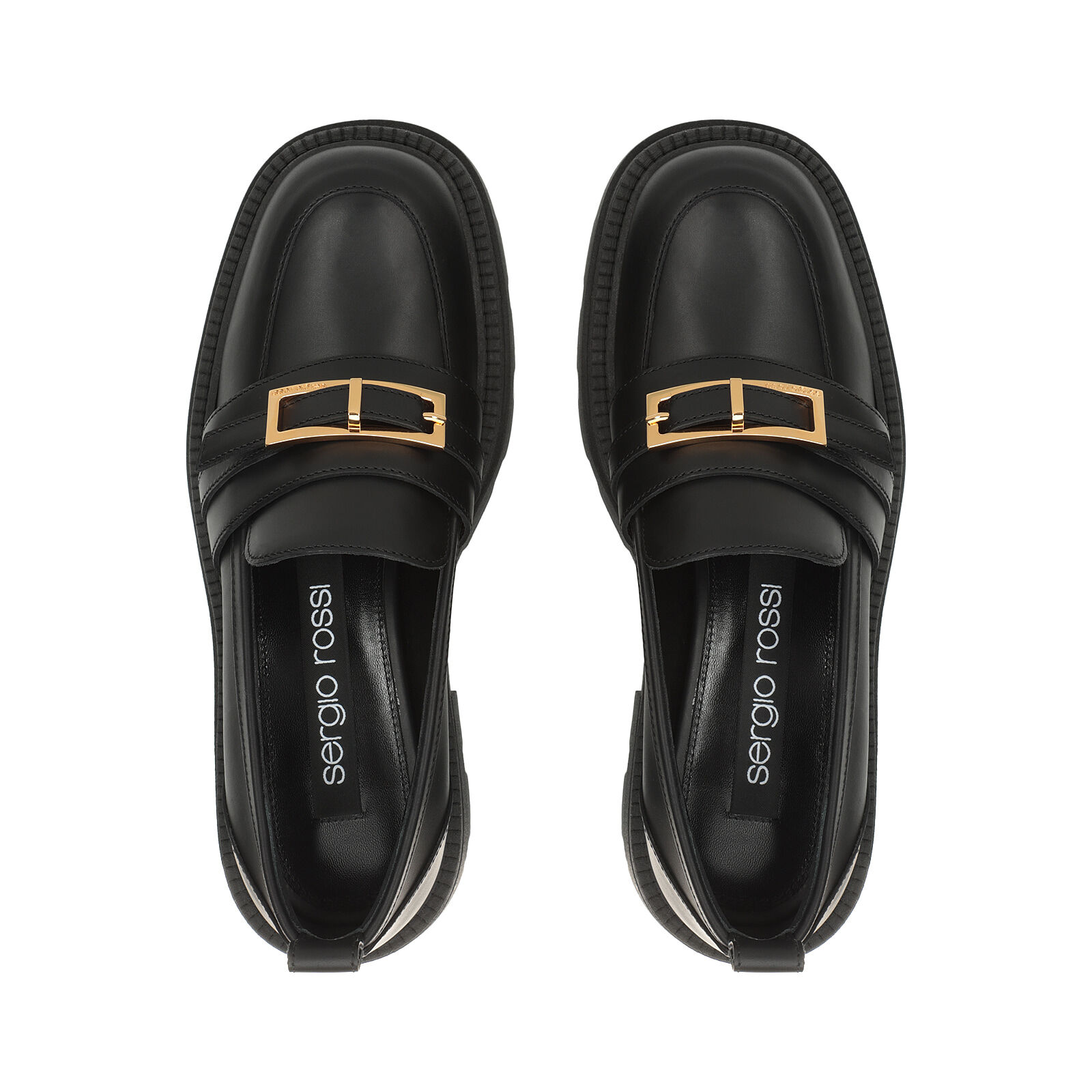 Loafers Black Low heel: 25mm, sr Nora - Loafers Black