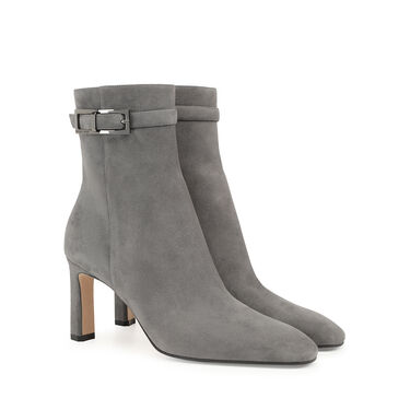 Bottines Gris Talon haut: 80mm, sr Nora 2