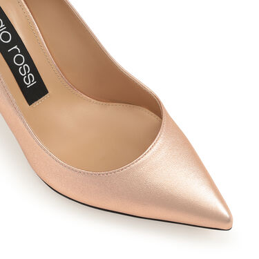 Godiva - Pumps Oro Rosa, 4