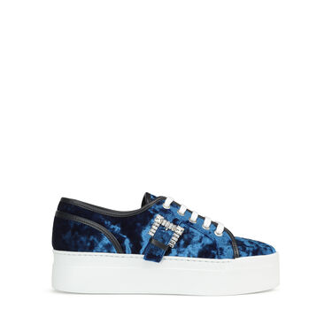 Baskets Bleu Talon plat: 5mm, sr Twenty Buckle - Sneakers Dusk 2