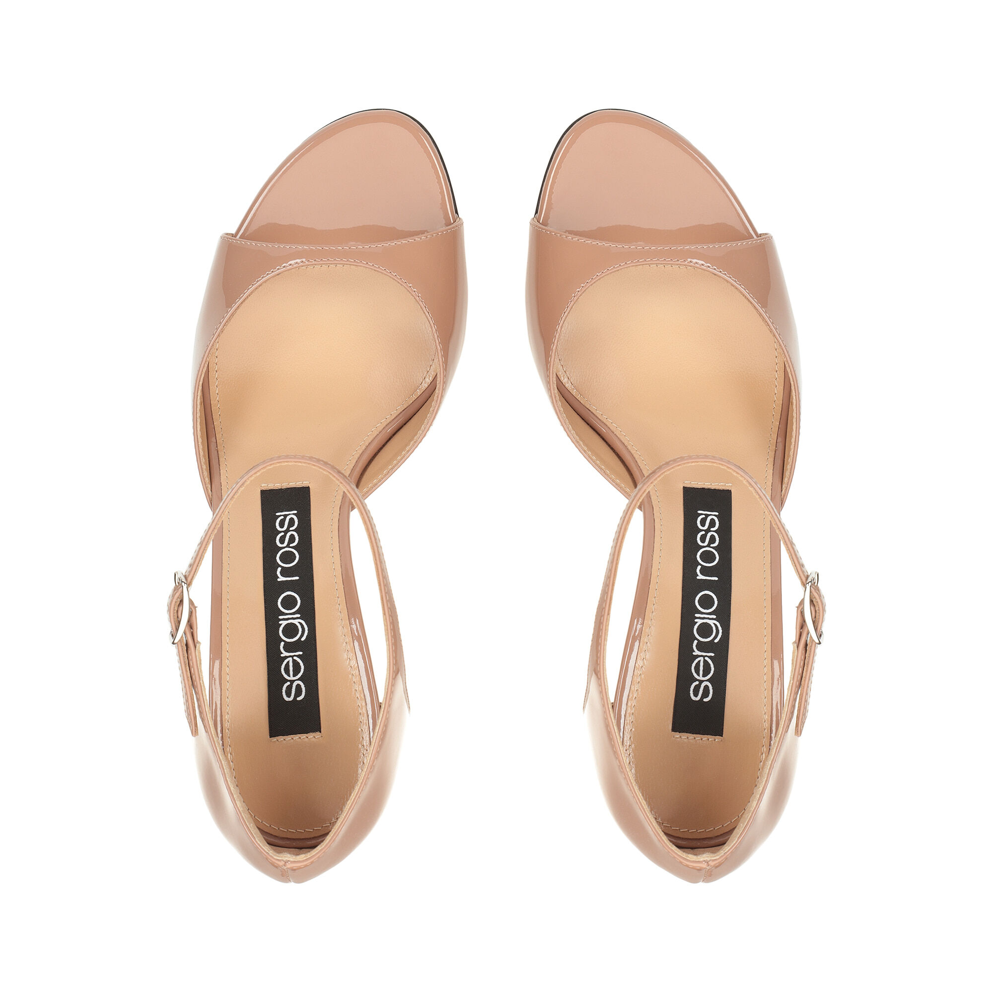 SERGIO ROSSI Godiva Sandal HH 90 mm サンダル Sandals Yellow High heel: 90mm, Godiva - Sandals Gold