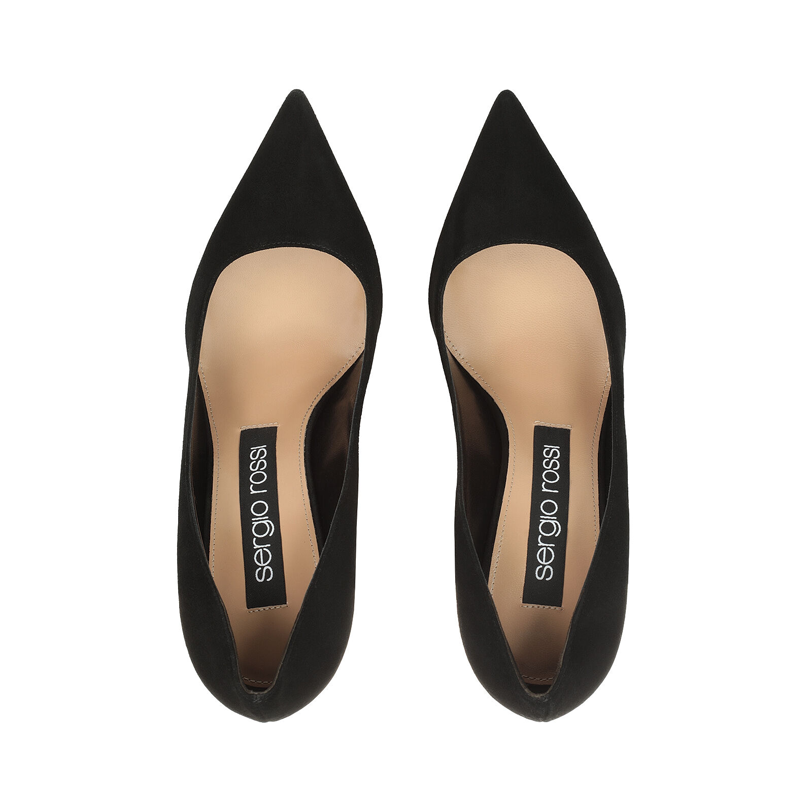 Pumps Black Heel height 90mm Godiva Sergio Rossi