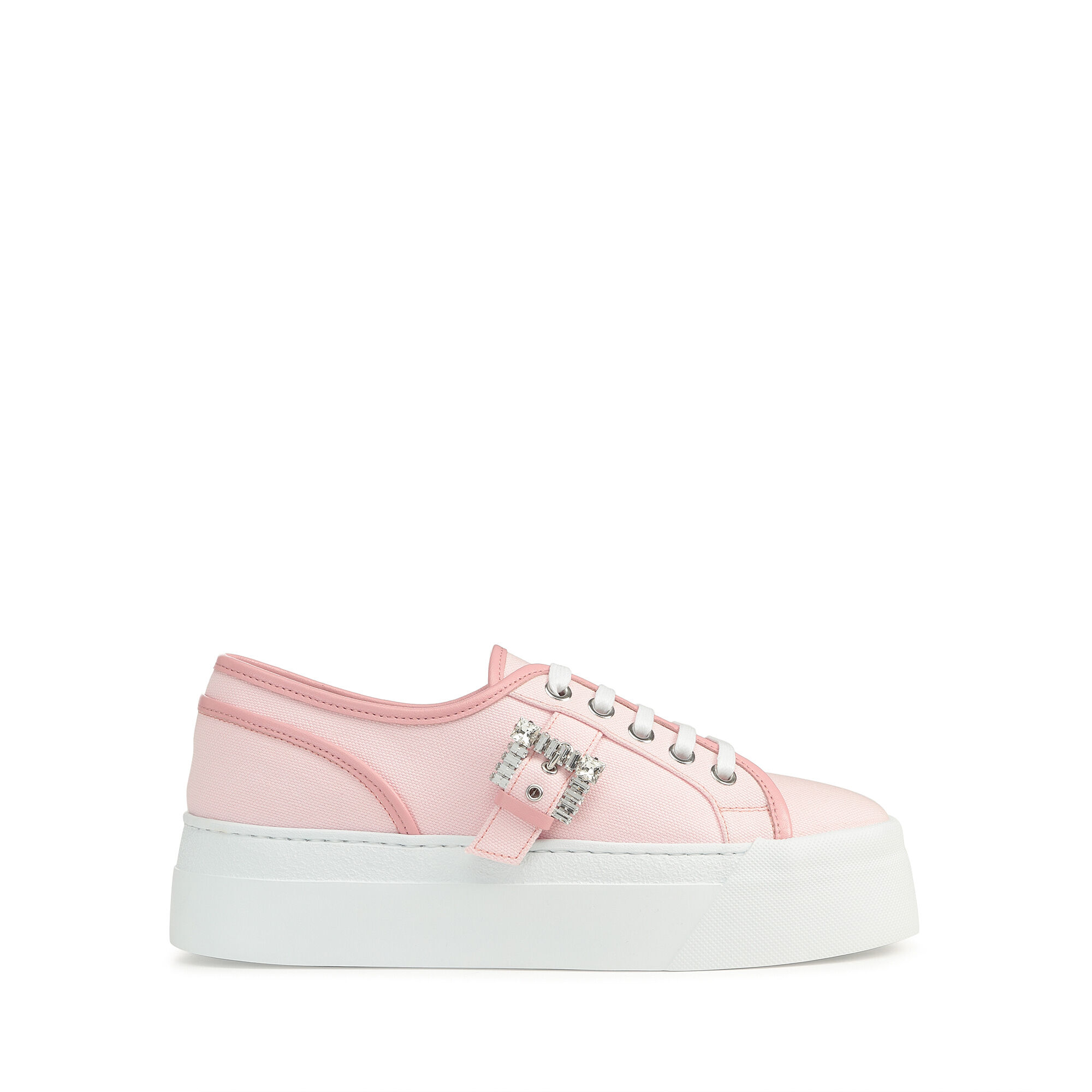 激安店舗 フラット: ピンク スニーカー 5mm, Sneakers - Buckle Twenty sr 靴