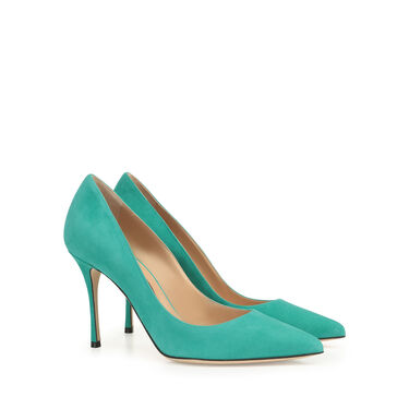 Pumps Green Low heel: 90mm, Godiva - Pumps Kentia 2