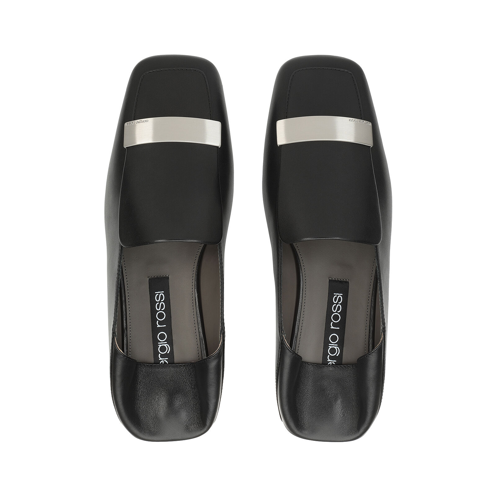Slippers Black Flat 5mm sr1 Sergio Rossi