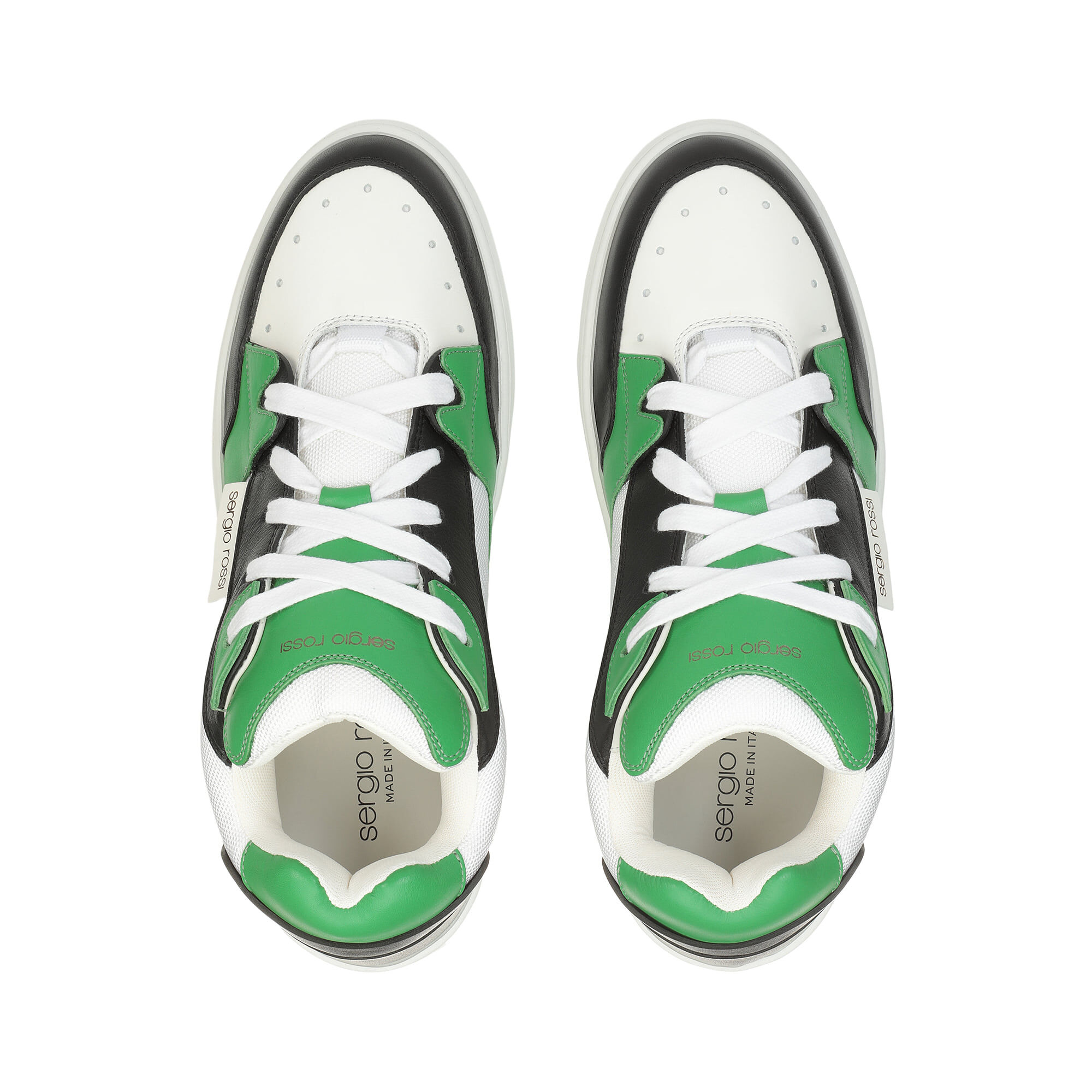Sneakers Green Flat sr1 Addict Sneakers Verde Sergio Rossi