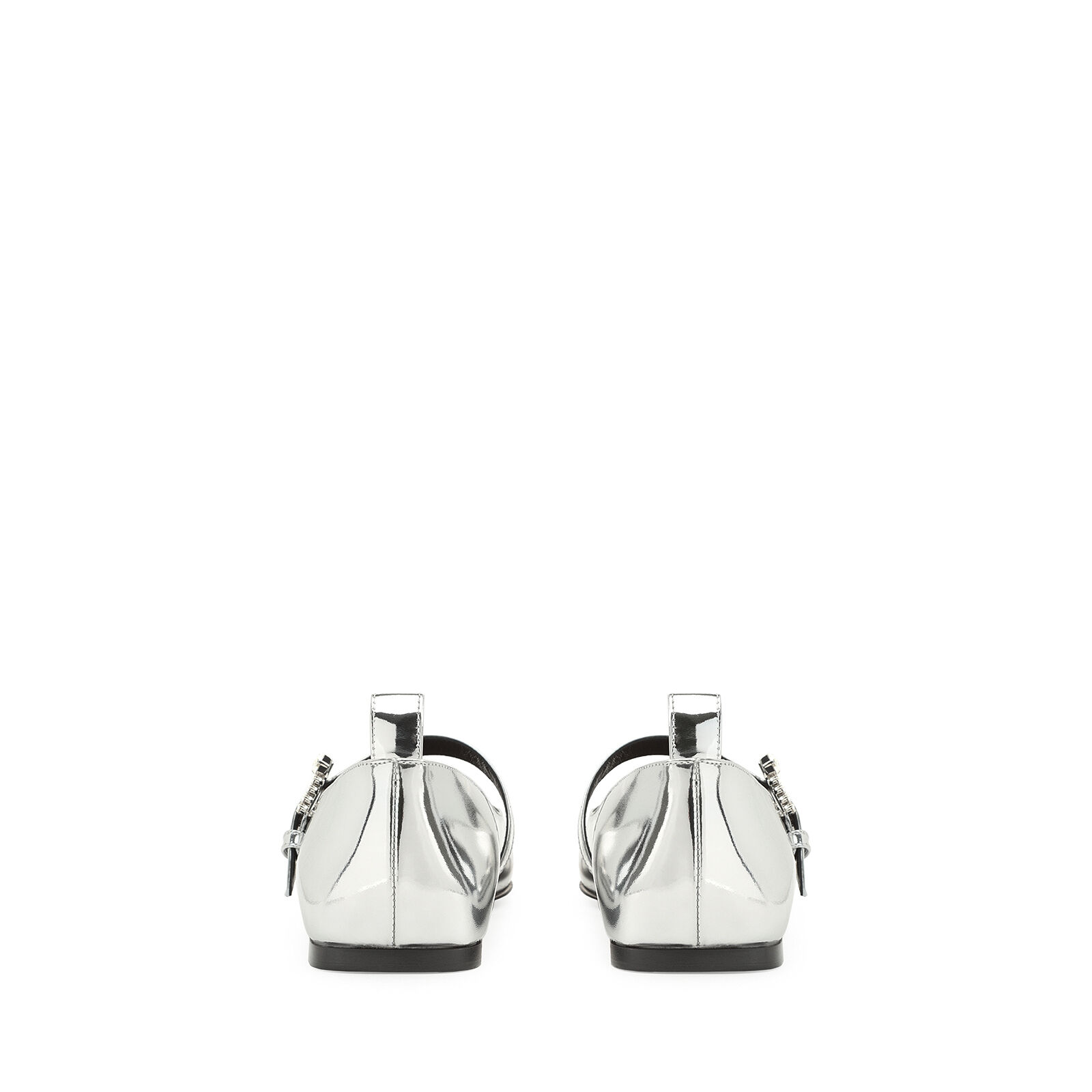 sr Twenty Buckle - Ballerinas Argento, 2