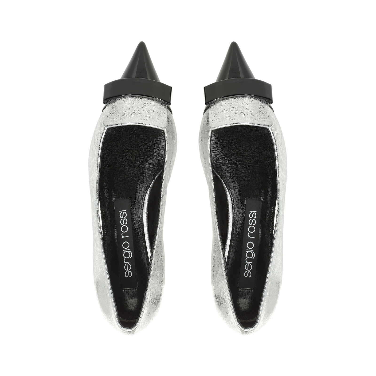 sr1 - Ballerinas Nero/Argento, 3