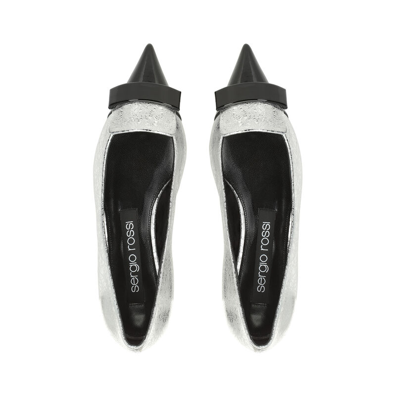 sr1 - Ballerinas Nero/Argento
