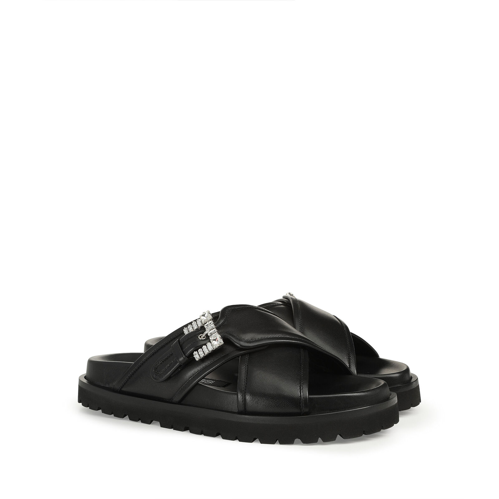 sr Twenty Buckle - Flat sandals Black, 1