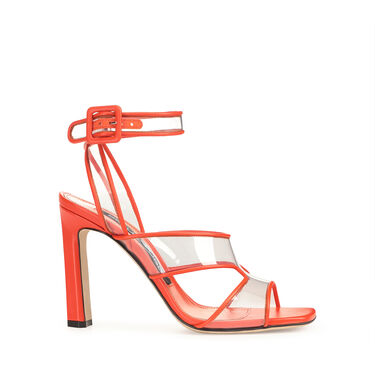 Sandals orange High heel: 100mm, sr Lunettes  - Sandals Mandarine 2