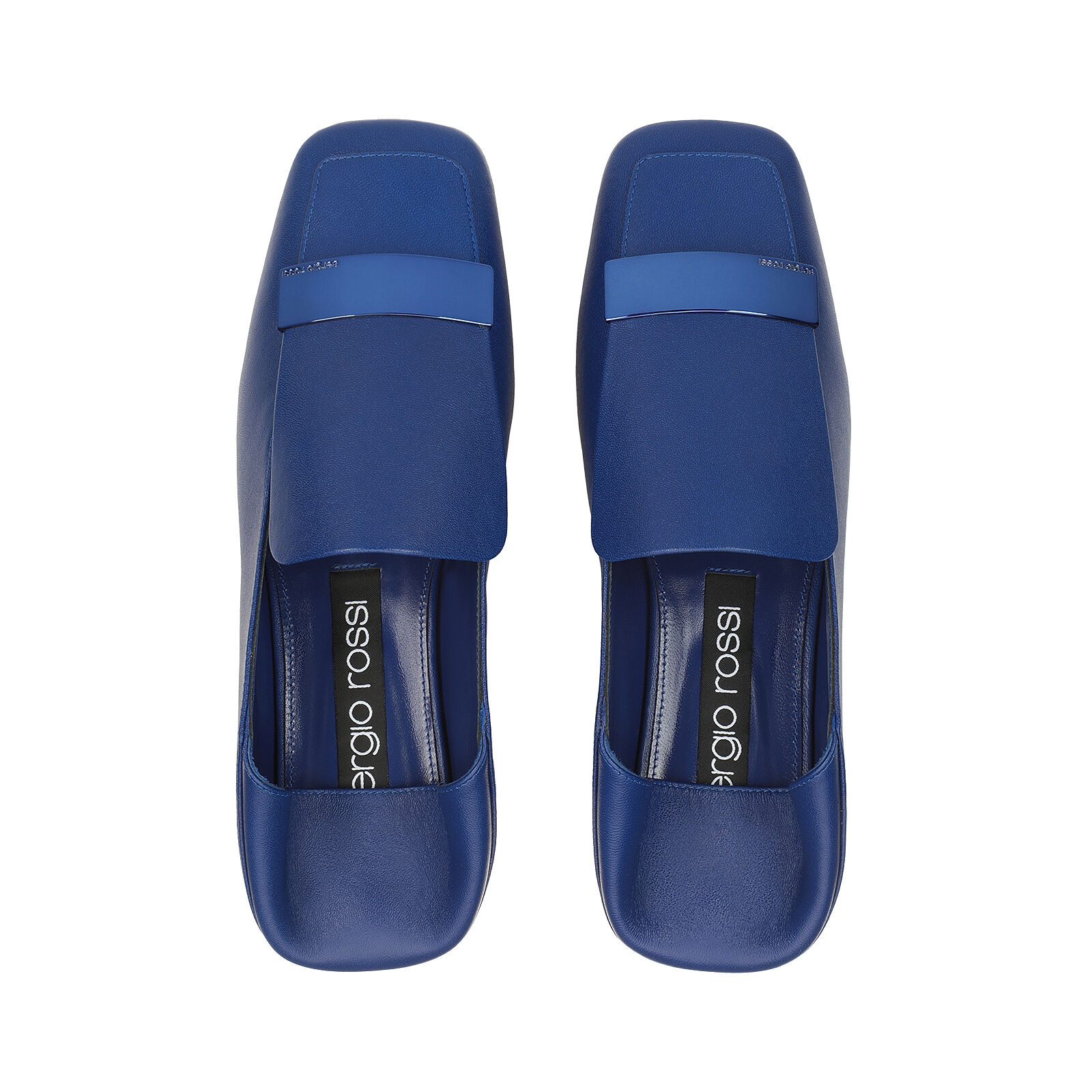 【良好品】 Flat: Blue Slippers 5mm, Rossi Sergio | sr1 靴
