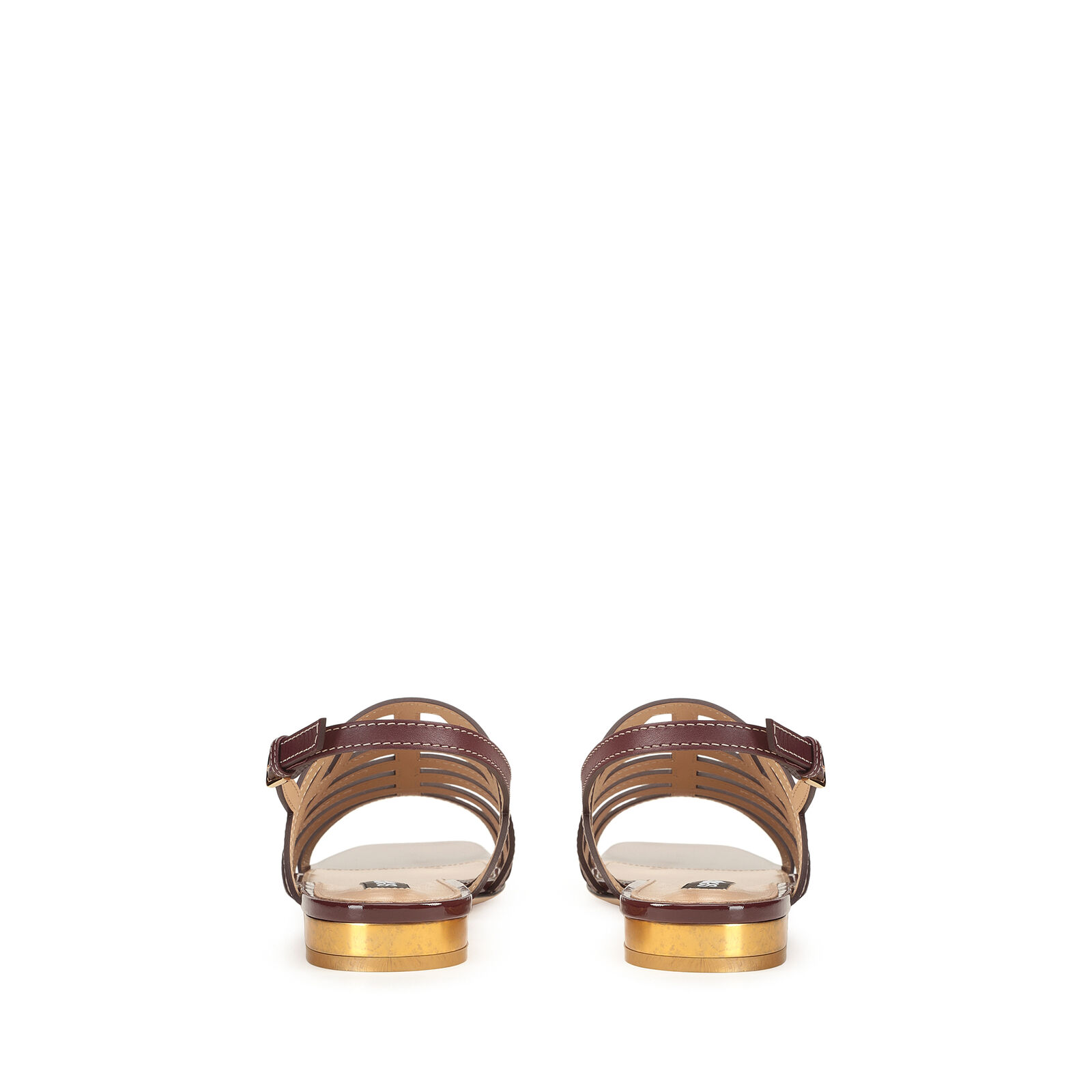 sr Agate - Flat sandals Wine, 2