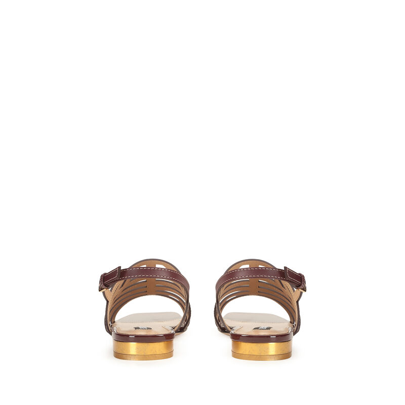 sr Agate - Flat sandals Wine