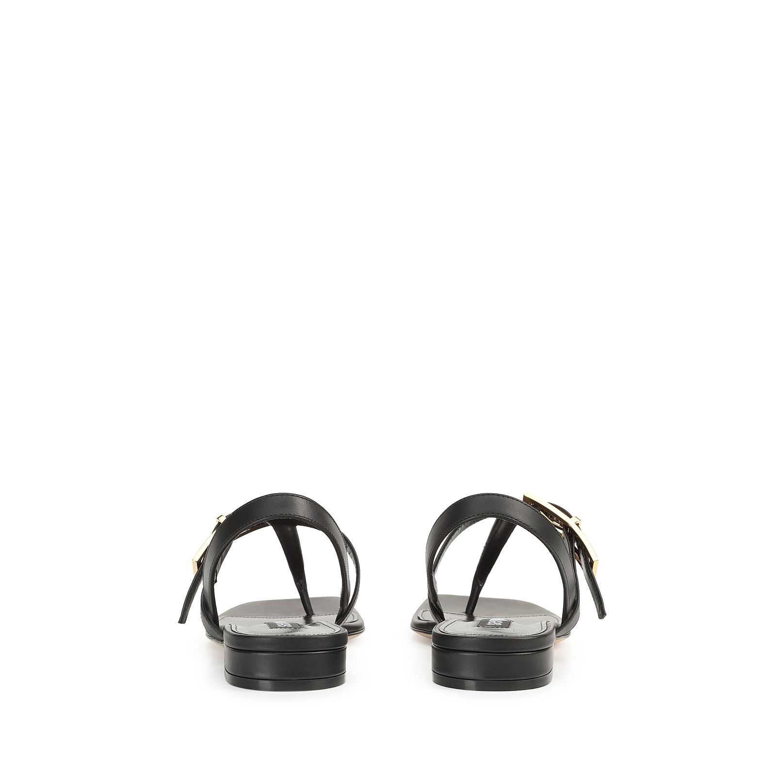 Sandals Black Low heel: 25mm, sr Nora | Sergio Rossi