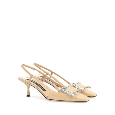 スリングバック beige ミッドヒール: 60mm, sr Twenty - Slingbacks Soft Skin 2