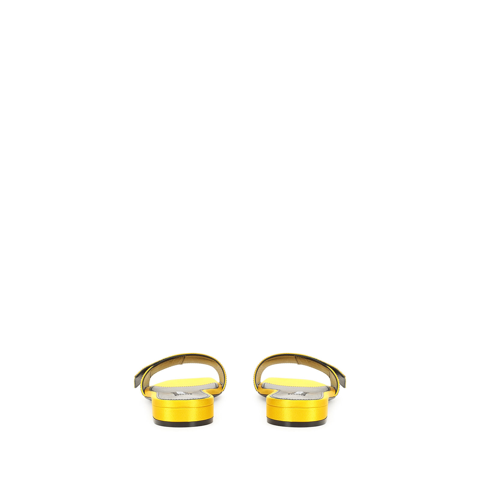 サンダル・ミュール Sergio Rossi SR PARIS Mimosa + Crystal 15mm Sandals Yellow Low heel: 15mm, sr Paris - Sandals Mimosa