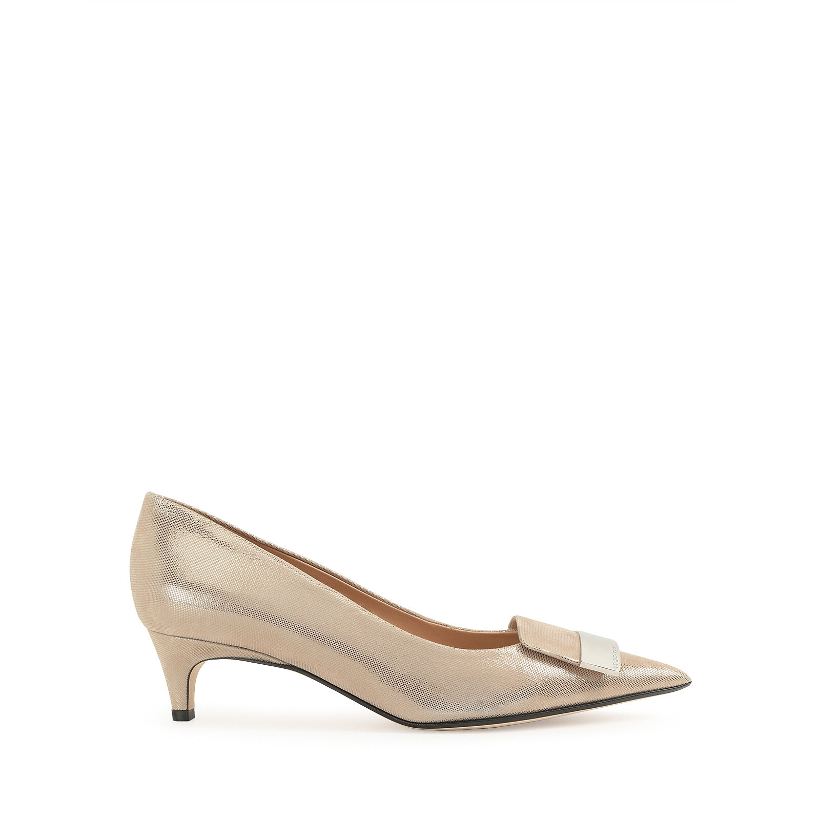 Pumps Brown Low heel 45mm sr1 Pumps Platino Sergio Rossi