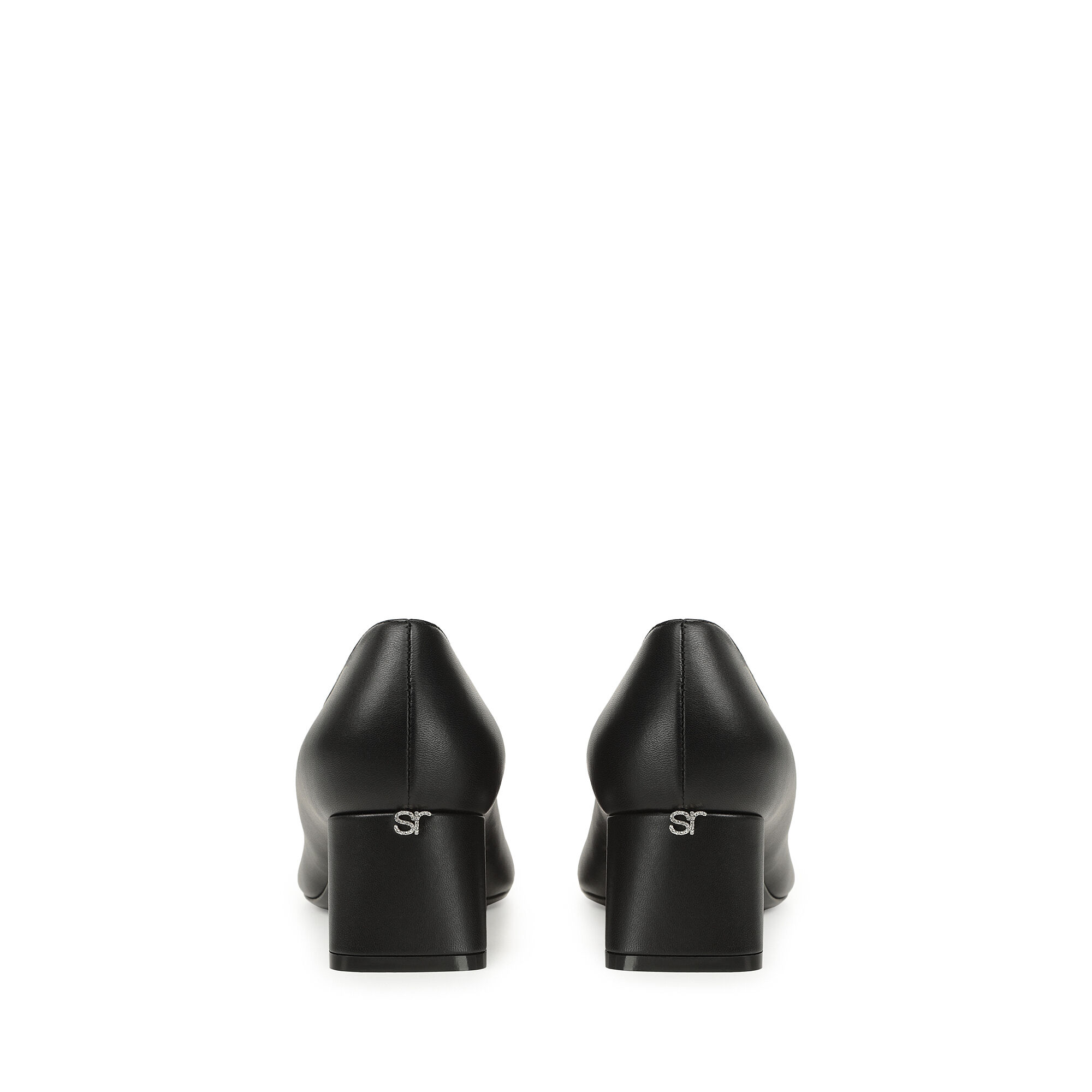 Sergio Rossi ブラックポインテッドトゥミュール Pumps Black Mid heel: 50mm, sr Pilier - Pumps Black | Sergio