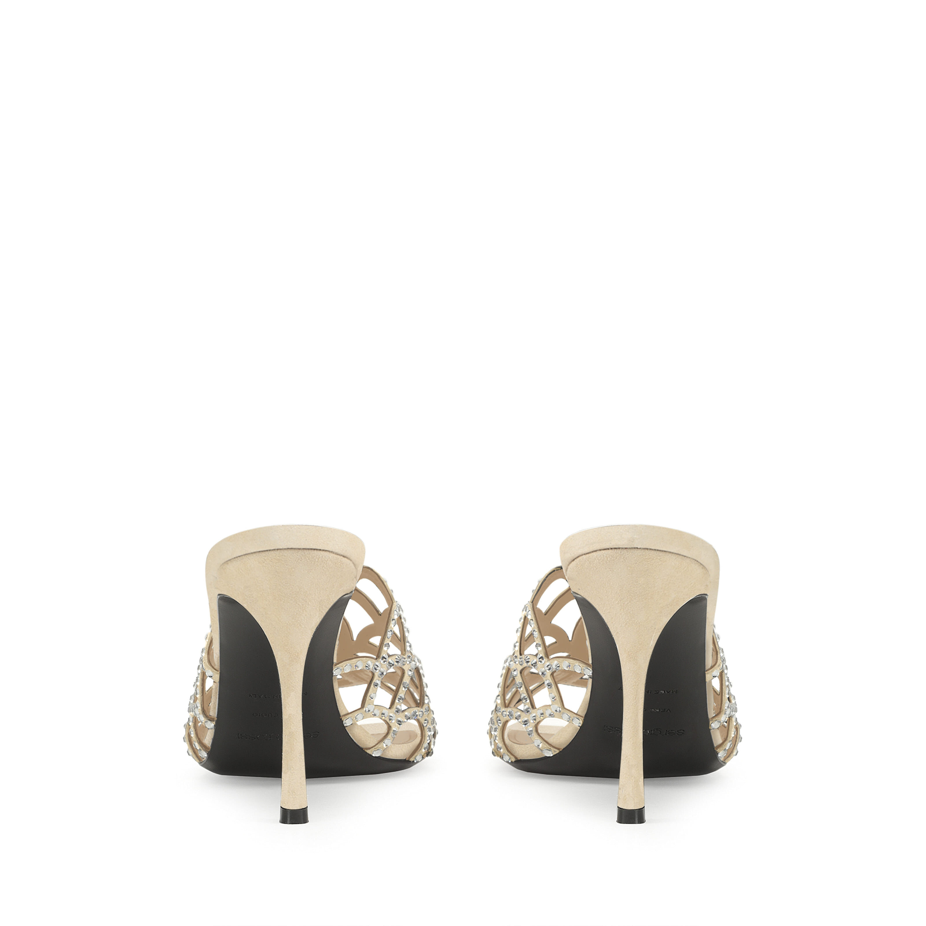 Sandals Beige High heel: 90mm, sr Mermaid - Sandals Soft